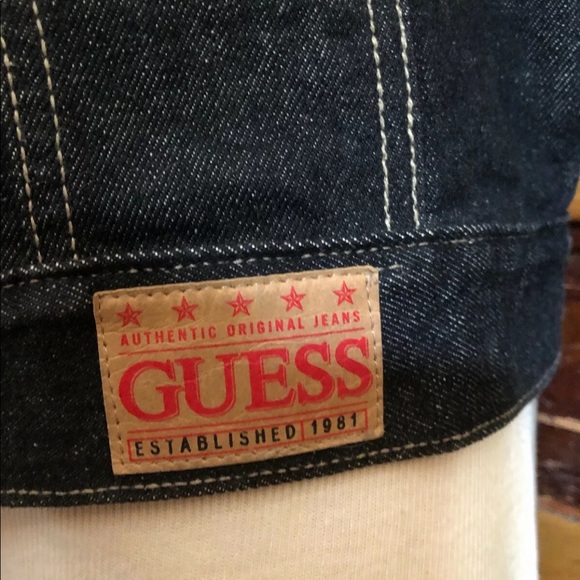 80s Guess x Tupac 2Pac Mugshot Custom Denim Jacket - Picture 6 of 8